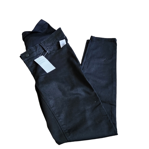NWT Old Navy black maternity Rockstar super skinny premium full panel jeggings - Picture 10 of 10